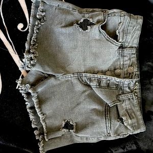 High Rise Shortie Shorts
